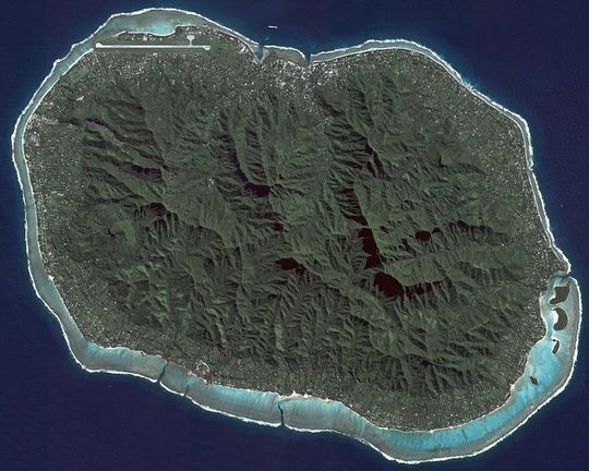 Die Hauptinsel der Cook Islands